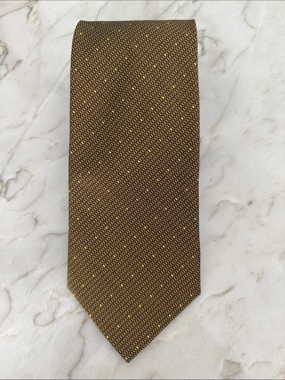 Men's Golden Brown Tie